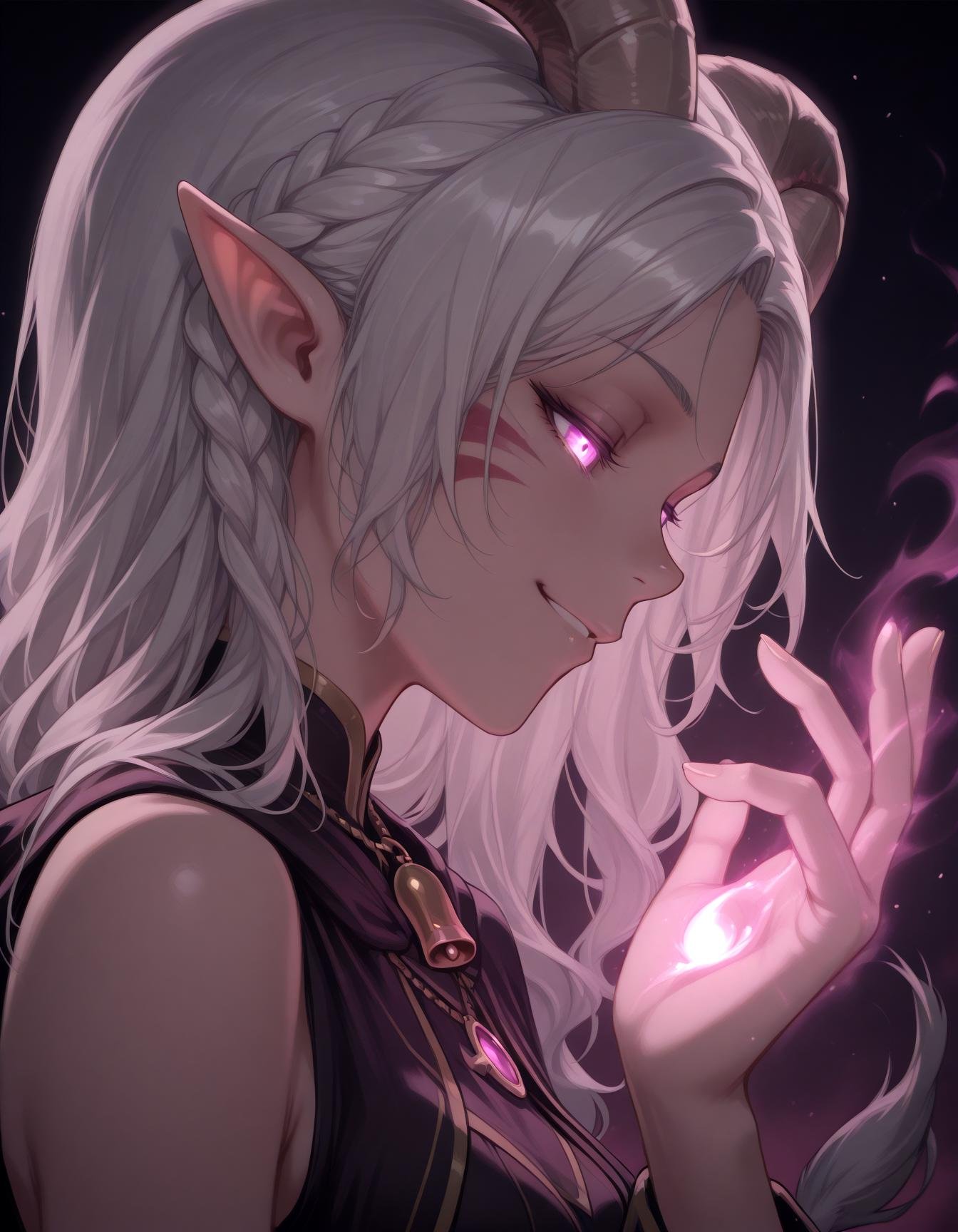 charm_person_(magic),  cham_aura,  masterpiece by Tiefling_bard_Diana on Tensor.Art