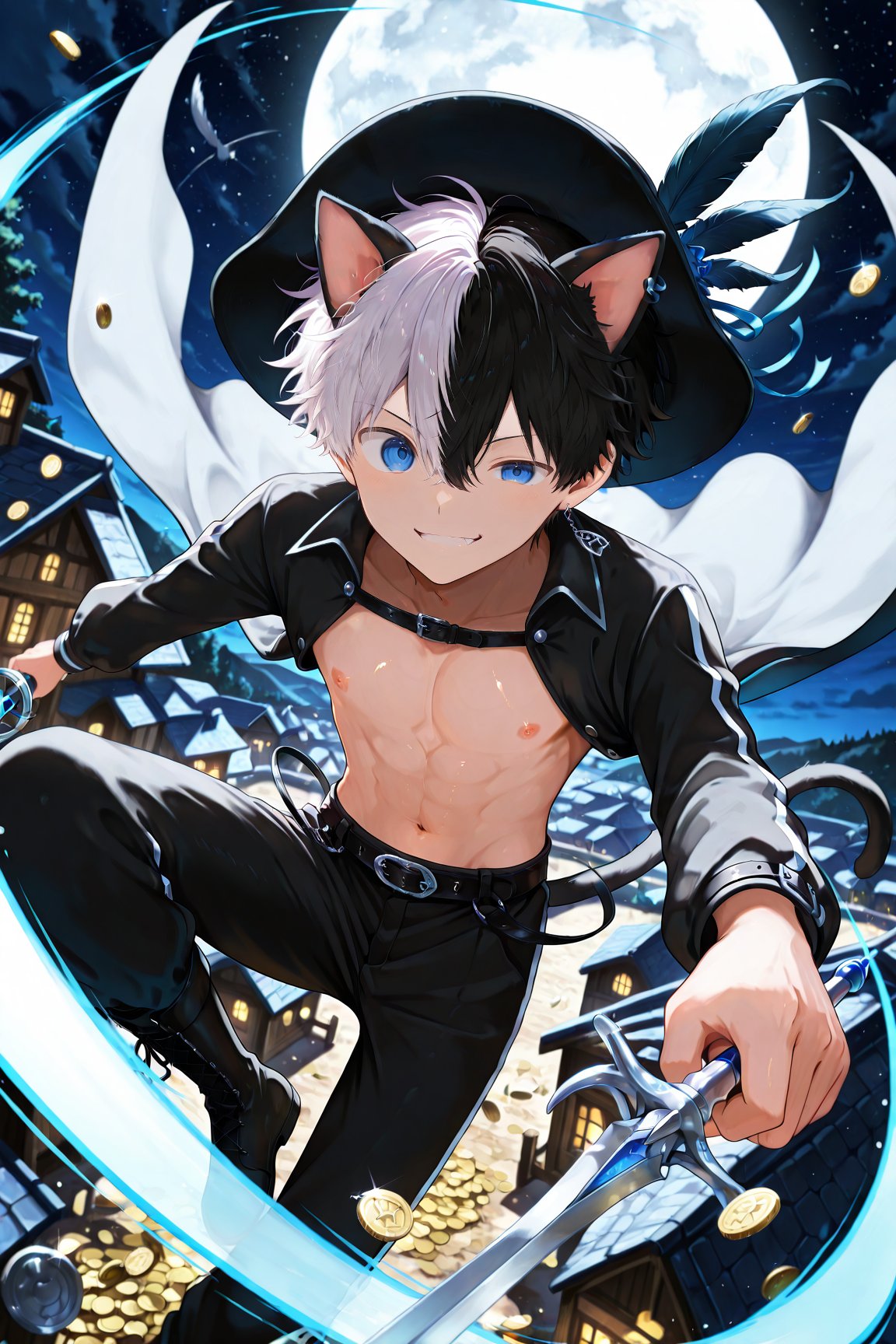 1boy,  male focus,  solo by Shiron_AI on Tensor.Art