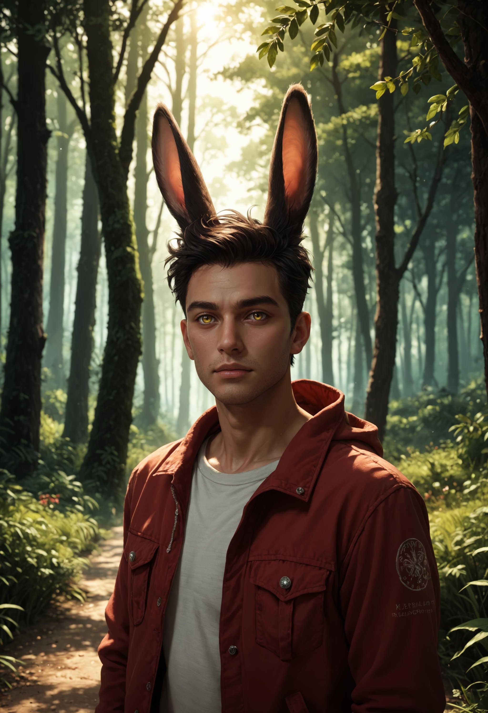 1boy,  viera,  rabbit ears by Collapsed_Dreams on Tensor.Art