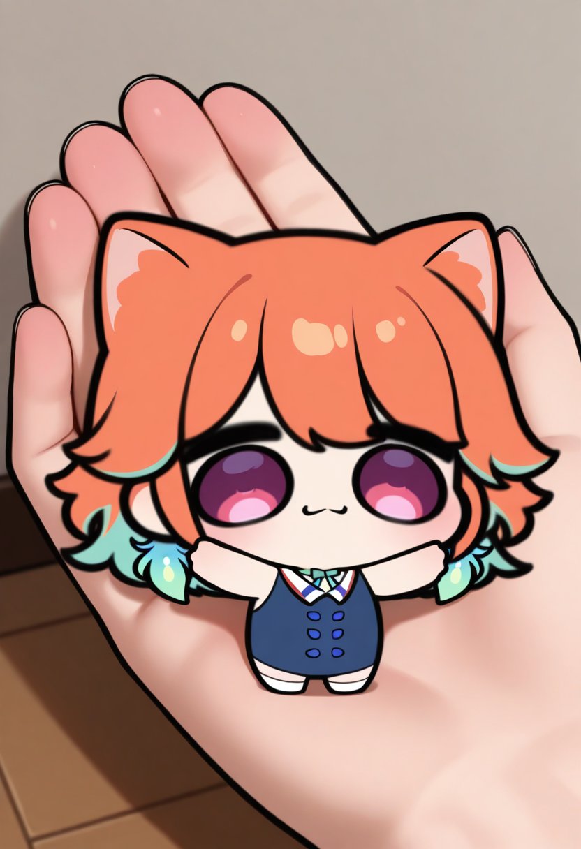 chibi,  1girl,  takanashi kiara by AndroidXL on Tensor.Art