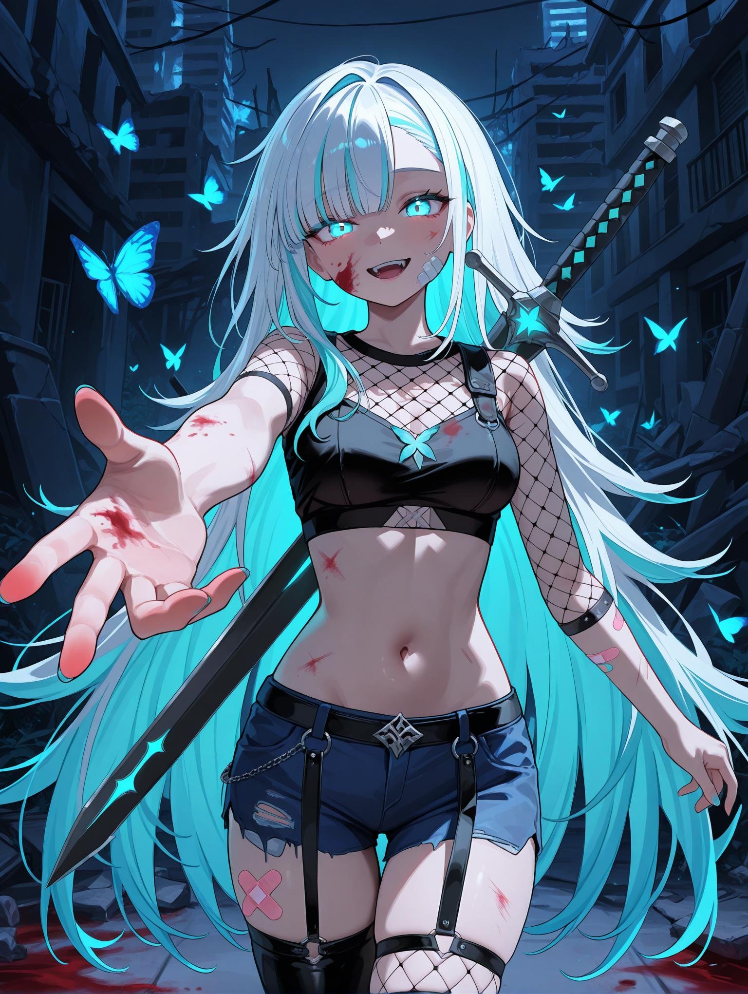 sg punk,  1girl,  solo by zoca on Tensor.Art