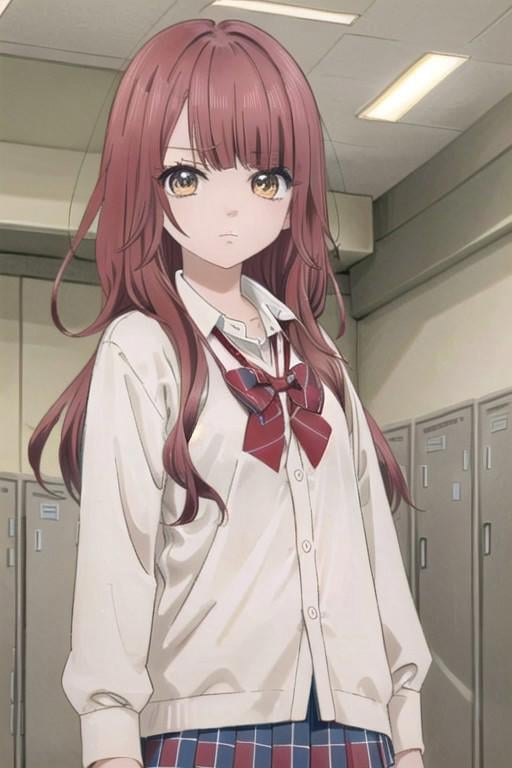 (masterpiece),  kanno serina,  red hair by duongve13112002 on Tensor.Art