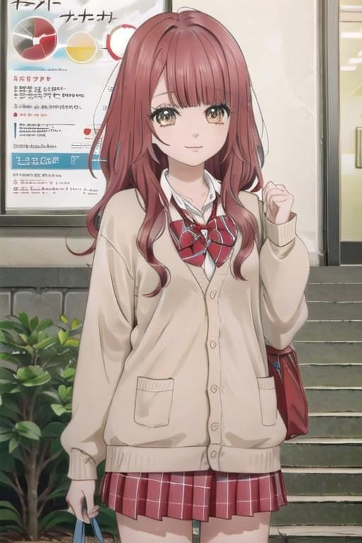 (masterpiece),  kanno serina,  red hair by duongve13112002 on Tensor.Art