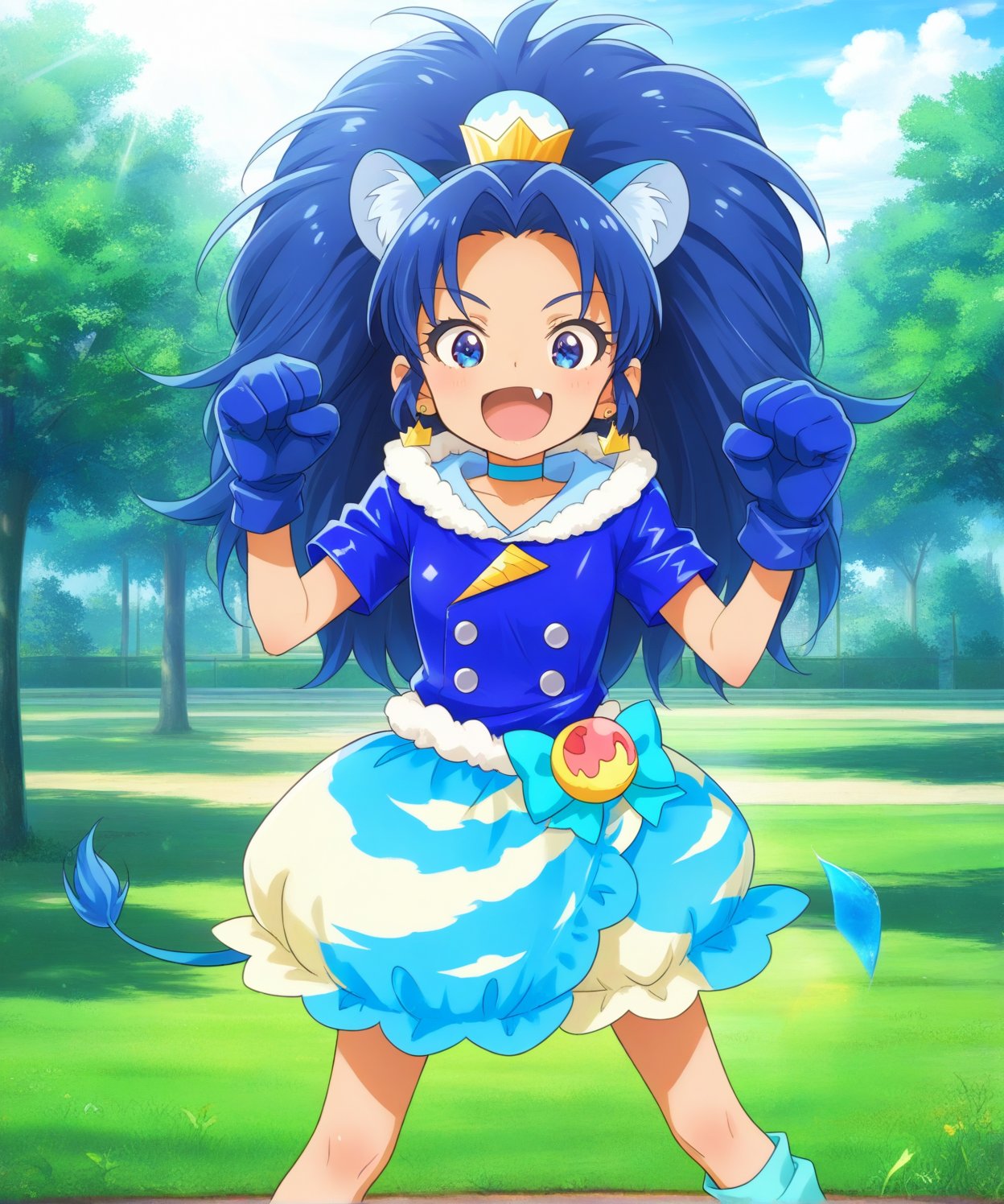 Aoi_tategami,  gloves,  blue_gloves by Archerfishm on Tensor.Art