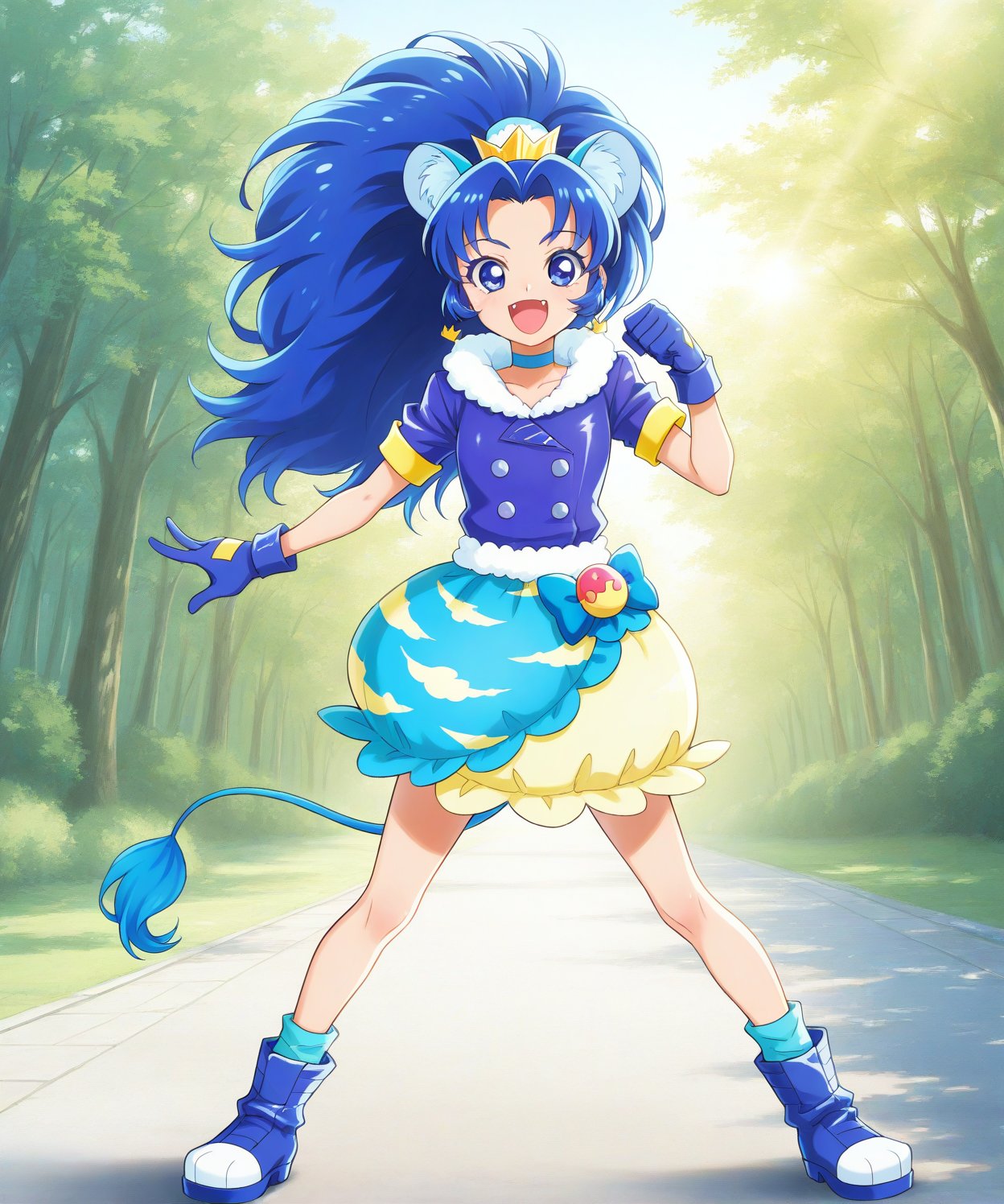 Aoi_tategami,  gloves,  blue_gloves by Archerfishm on Tensor.Art
