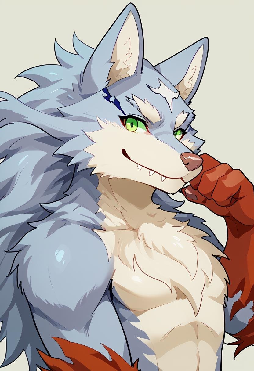 fel_ciawwmas,  furry,  solo by Not_So_Saint_Dog on Tensor.Art