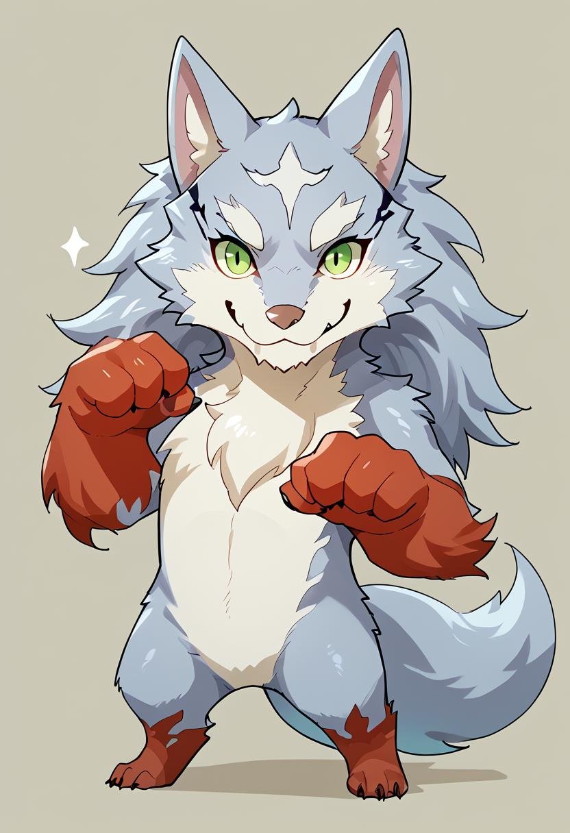 fel_ciawwmas,  furry,  solo by Not_So_Saint_Dog on Tensor.Art