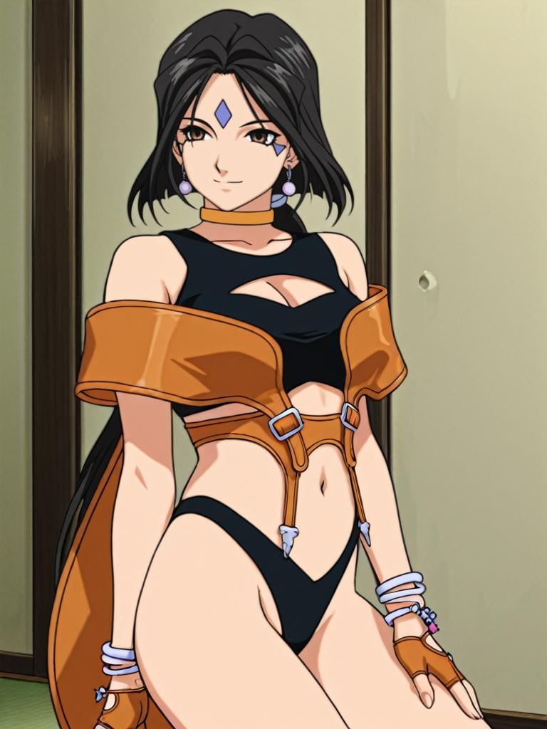 from_side,  sexy posture,  charming smile by MAKO115265 on Tensor.Art