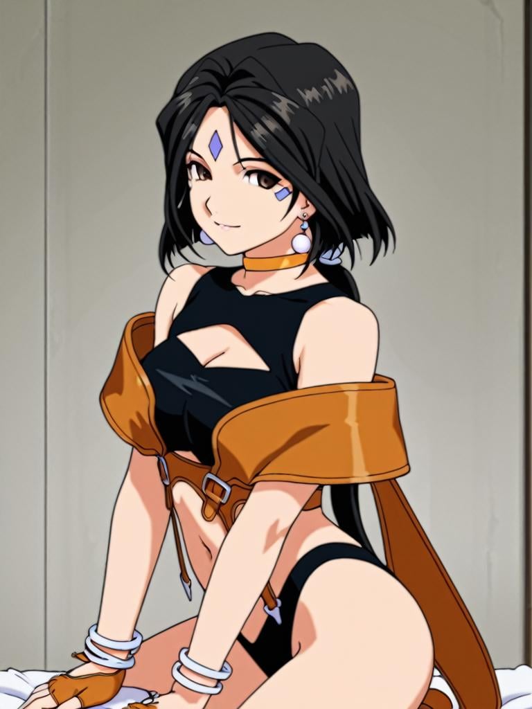 from_side,  sexy posture,  charming smile by MAKO115265 on Tensor.Art