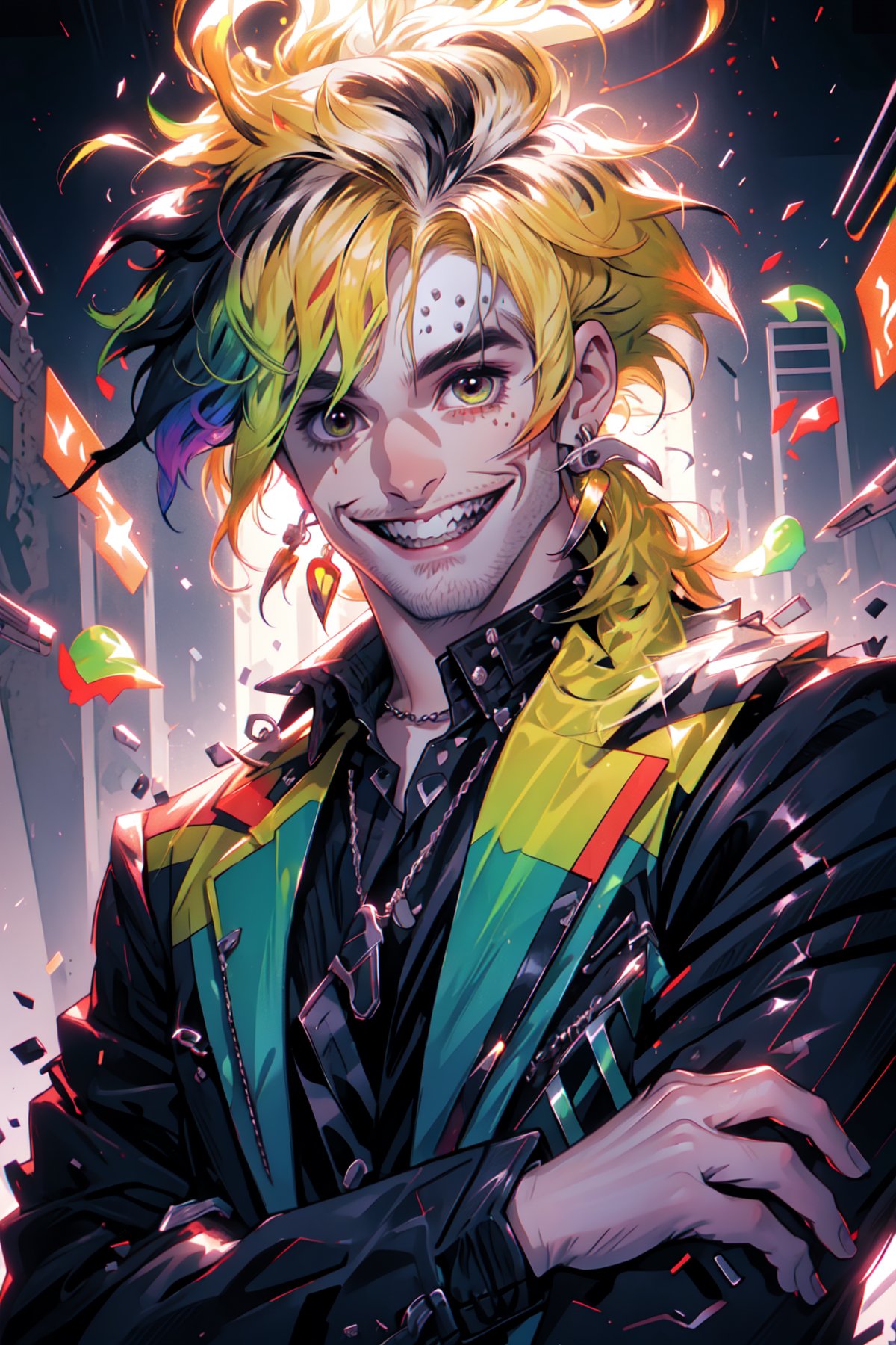 Niji Slime,  looking at viewer,  smile by Collapsed_Dreams on Tensor.Art