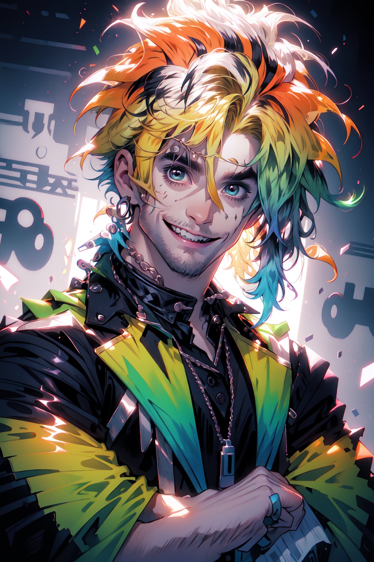 Niji Slime,  looking at viewer,  smile by Collapsed_Dreams on Tensor.Art
