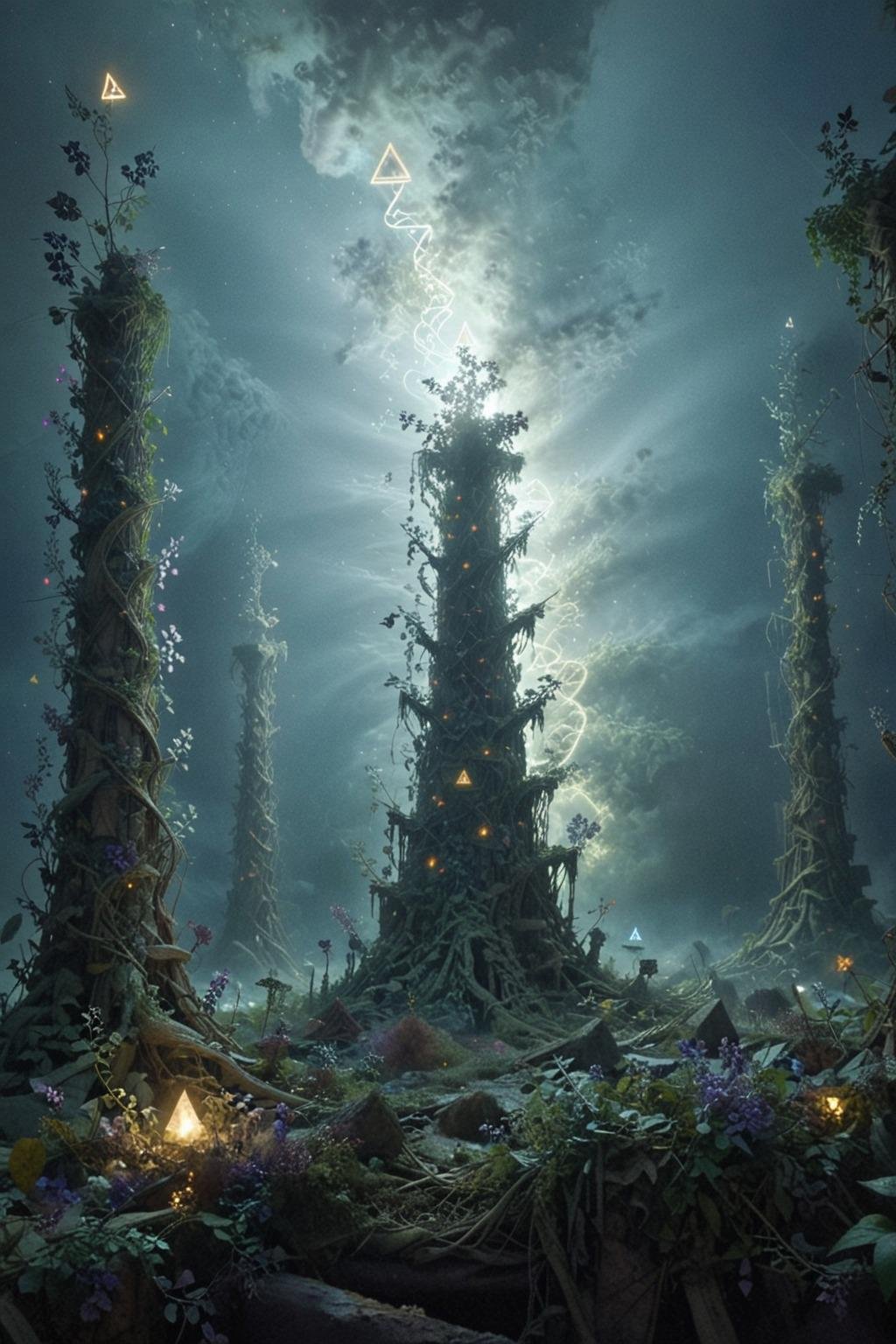 detailed,  bioscape,  biomagical by billem on Tensor.Art