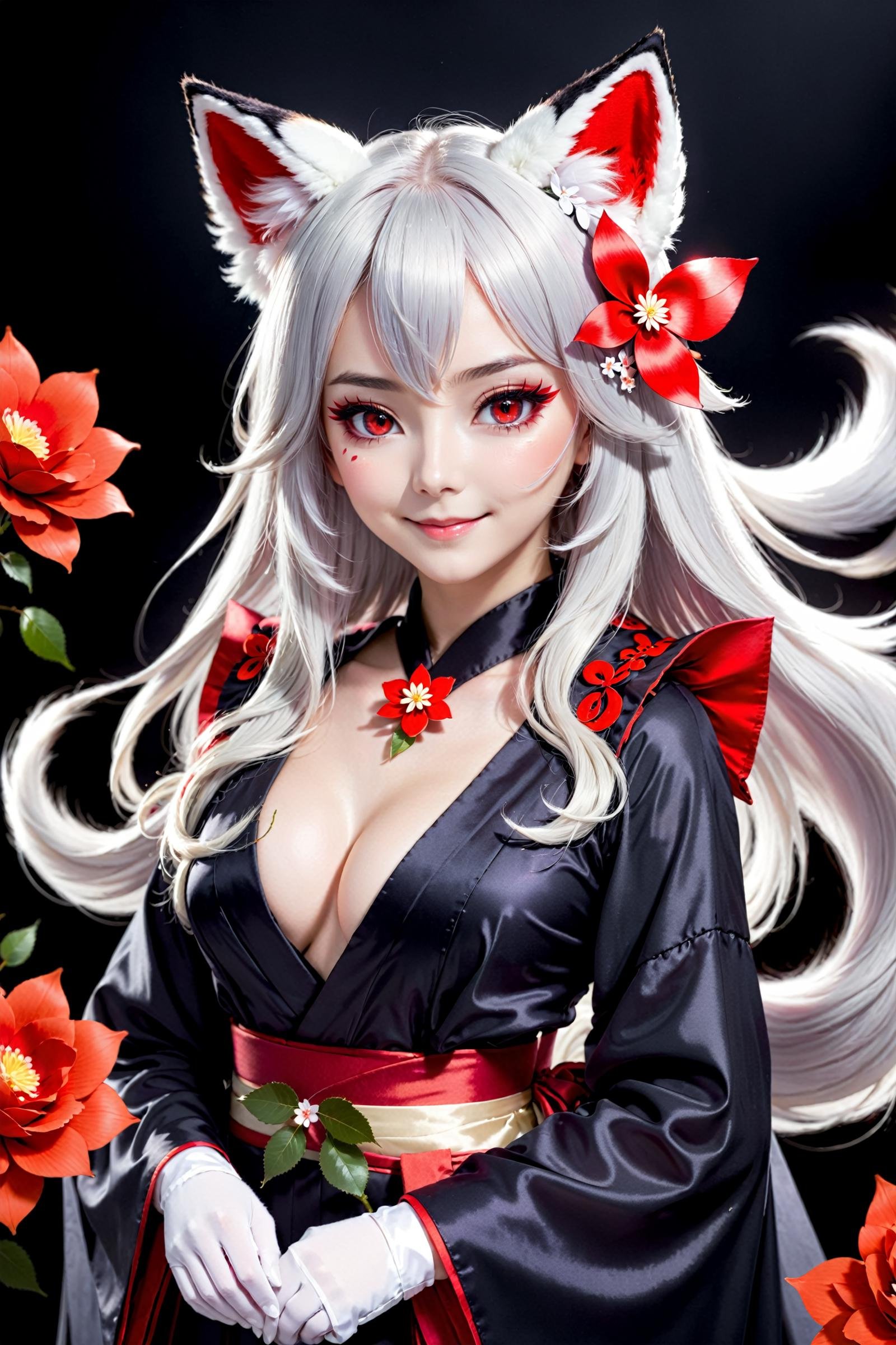 Enigma_Kitsune,  1girl,  solo by Collapsed_Dreams on Tensor.Art
