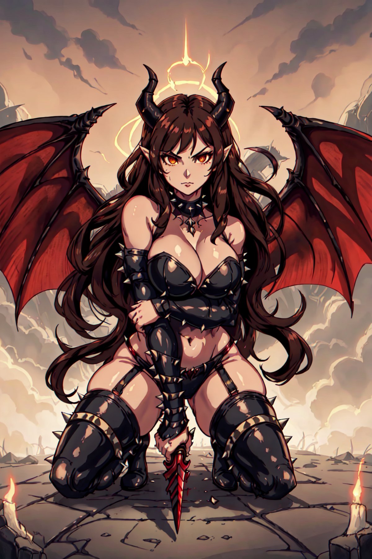 1girl,  bare shoulders,  black hair by Collapsed_Dreams on Tensor.Art
