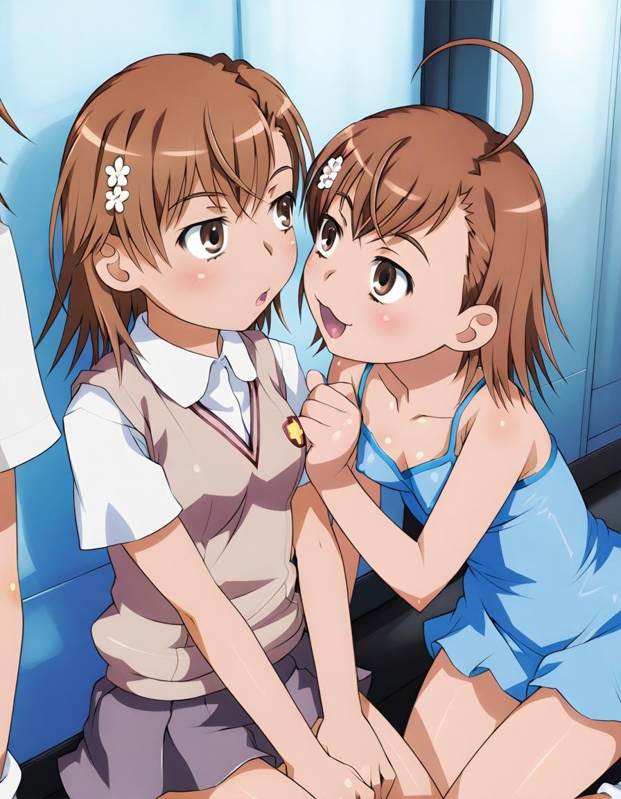 sameha,  misaka mikoto,  misaka imouto by BigGuss  on Tensor.Art