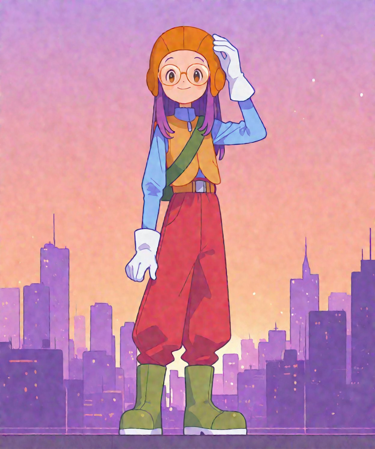 Miyako_inoue,  gloves,  white_gloves by Archerfishm on Tensor.Art