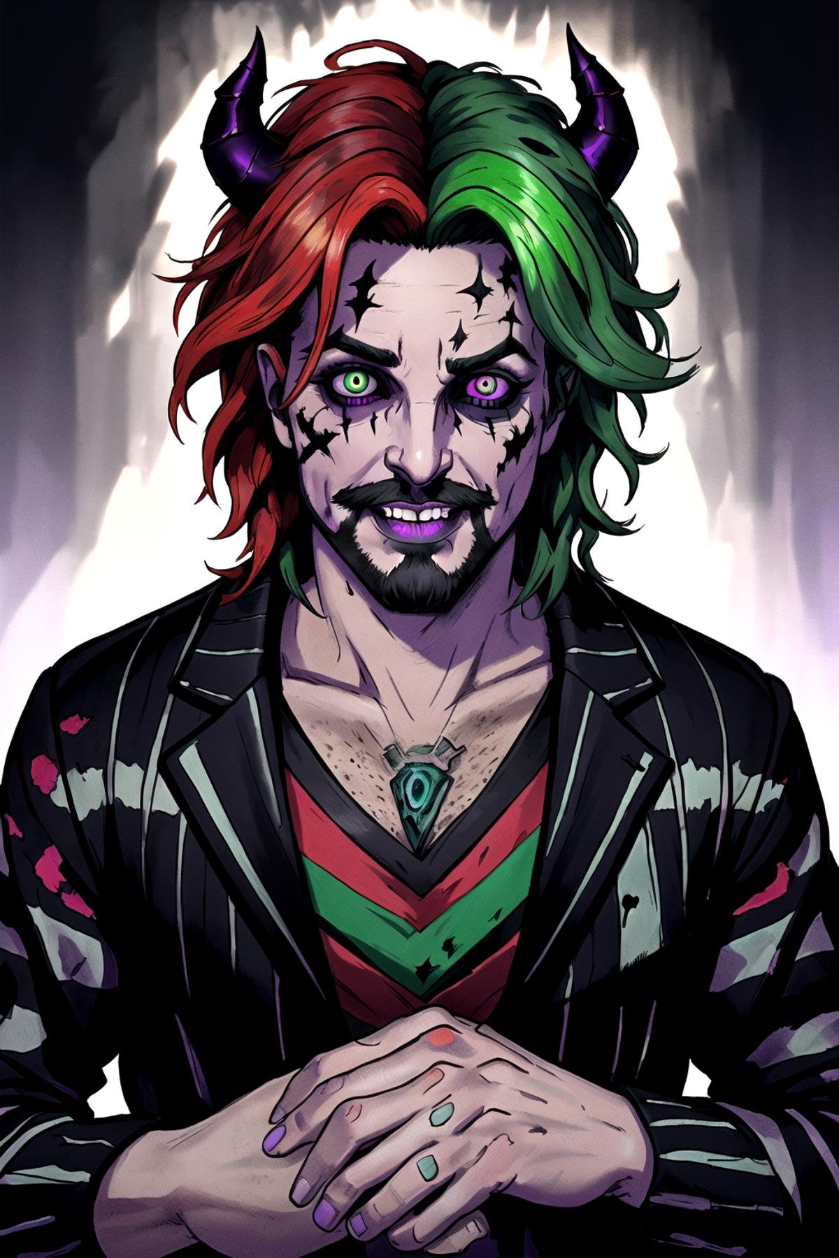 Beetlejuice,  official art,  1boy by Collapsed_Dreams on Tensor.Art
