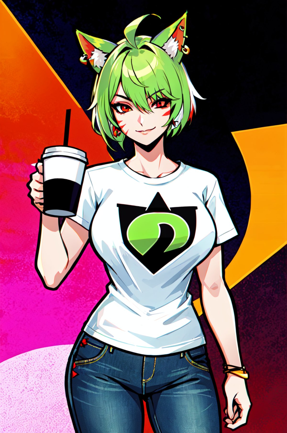 1 girl,  solo,  large breasts by Collapsed_Dreams on Tensor.Art