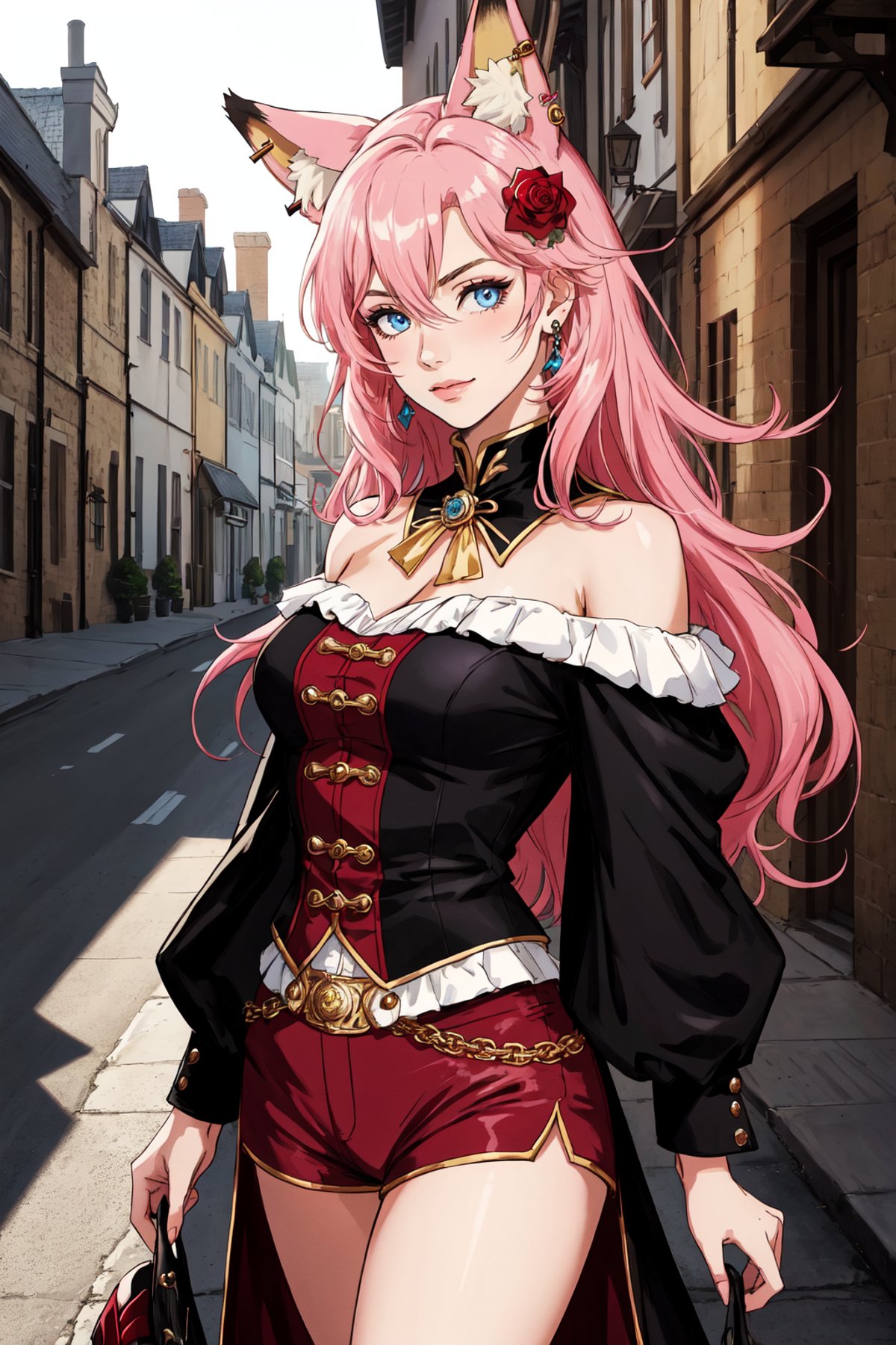 Utena_Tenjou VictorianFoxGirl by Collapsed_Dreams on Tensor.Art