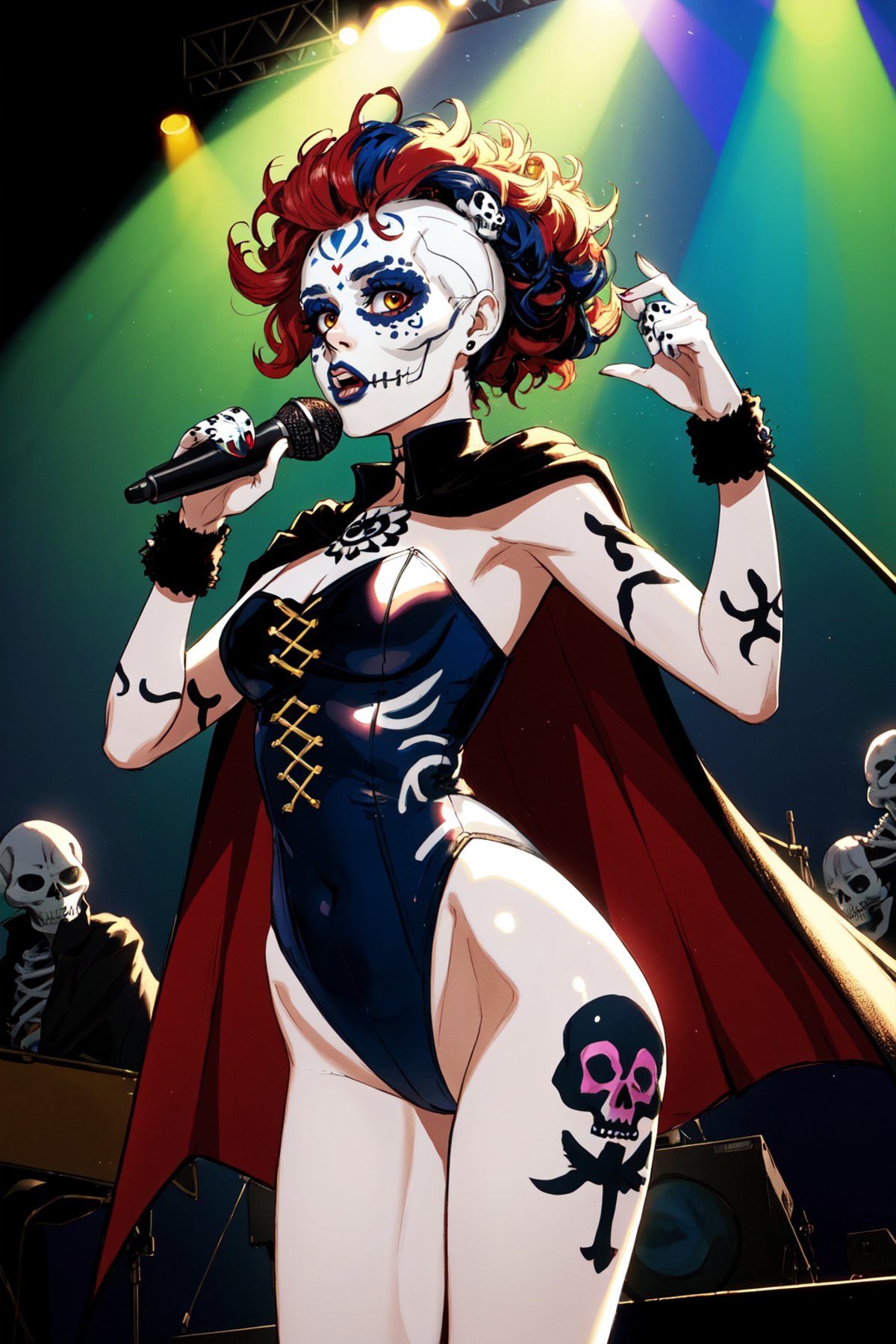 Earth-QualityPos 70sRockstar Demon_Calavera by Collapsed_Dreams on Tensor.Art