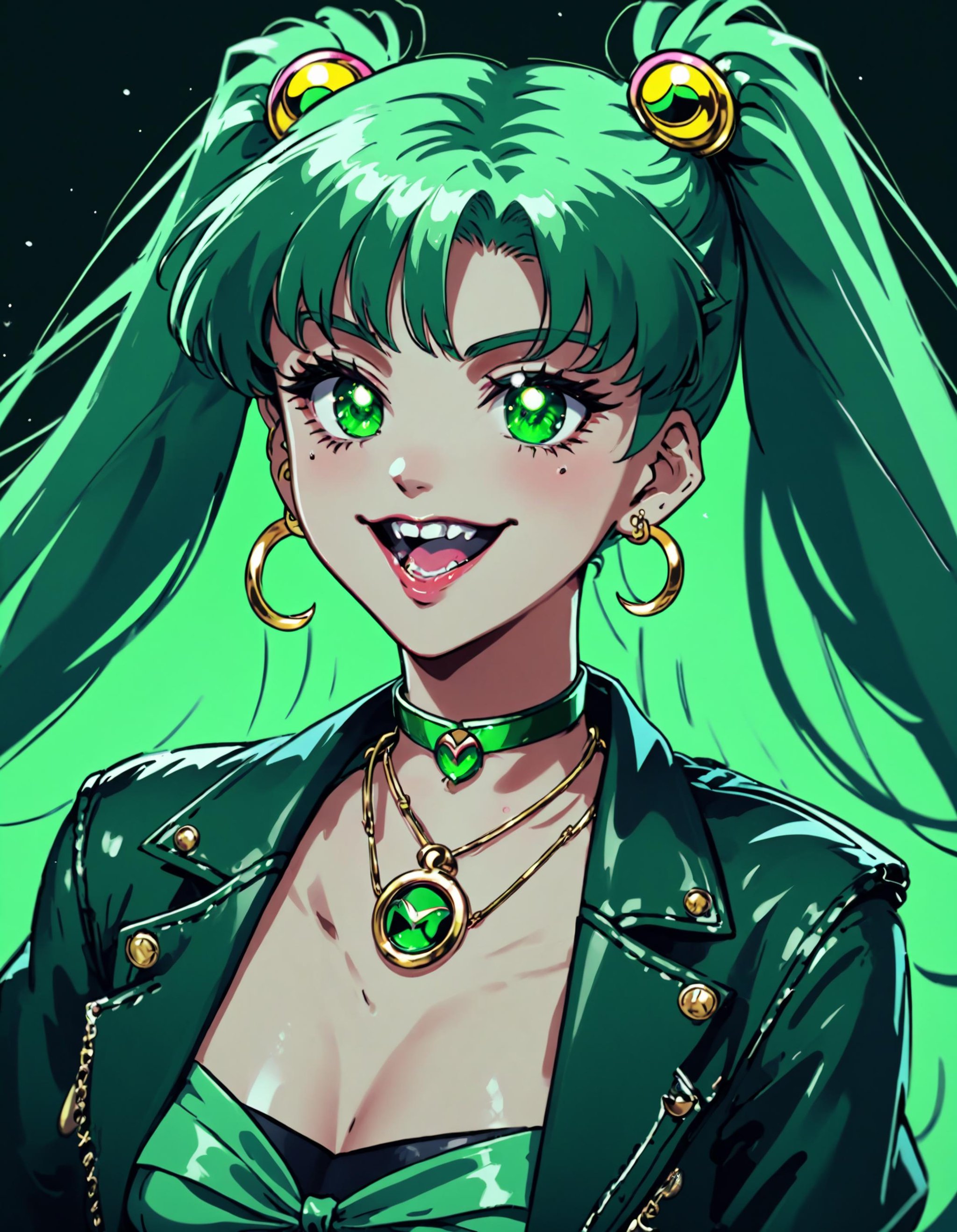 reshadexl,  green theme,  Sailor moon by Collapsed_Dreams on Tensor.Art