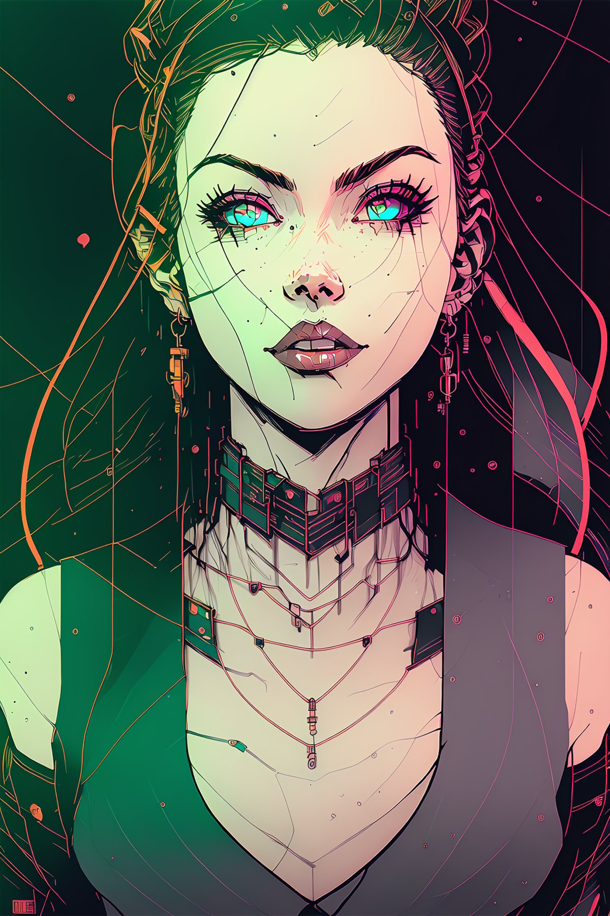 nvinkpunk,  dskHedspce,  1girl by Collapsed_Dreams on Tensor.Art