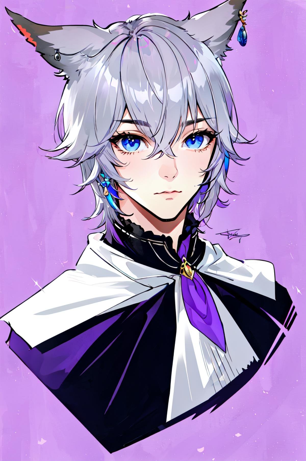 Regality Style,  1boy,  animal ears by Collapsed_Dreams on Tensor.Art