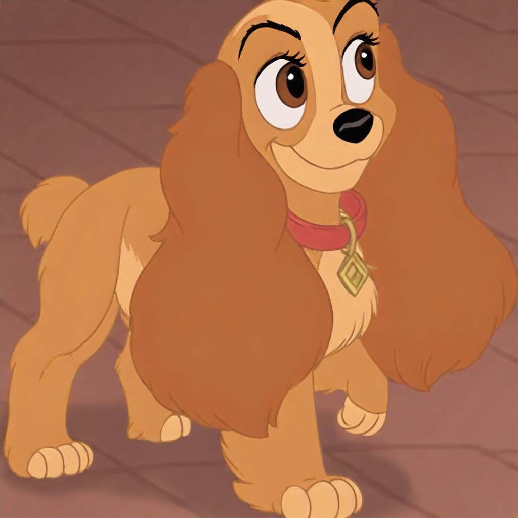 collette,  disney,  dog by AllegroGiocoso on Tensor.Art