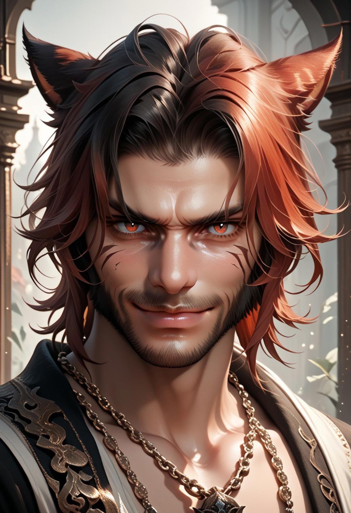 DskMiqo,  1boy,  animal ears by Collapsed_Dreams on Tensor.Art