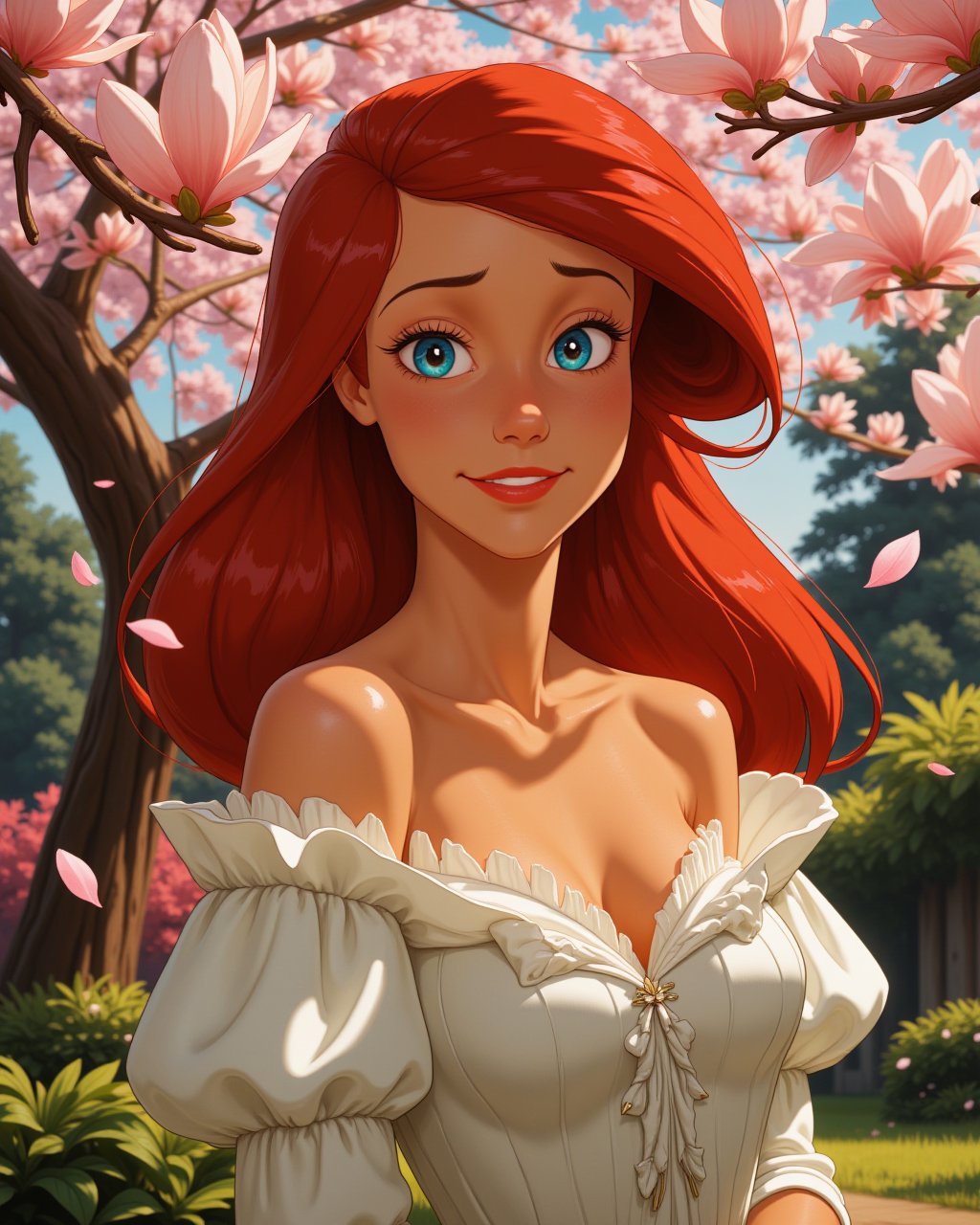 close-up,  looking at viewer,  outdoors daylight by AdanAC on Tensor.Art