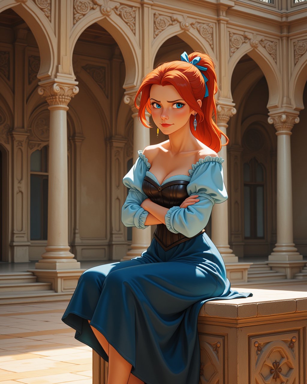 photorealistic photo in a wide shot,  looking at viewer,  outdoors daylight by AdanAC on Tensor.Art