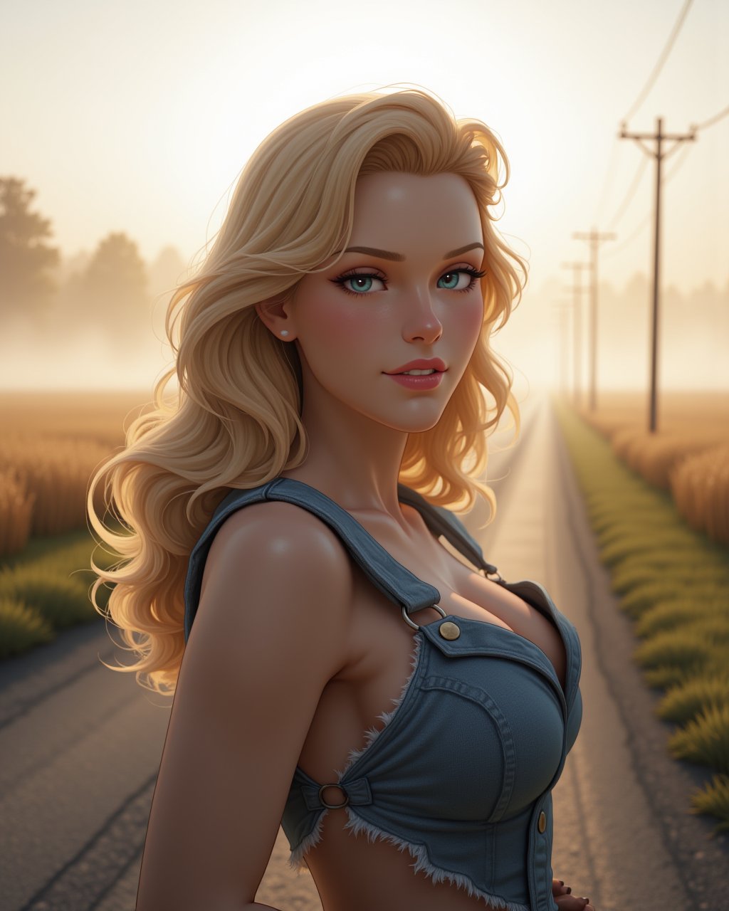 close-up,  looking at viewer,  outdoors daylight by AdanAC on Tensor.Art