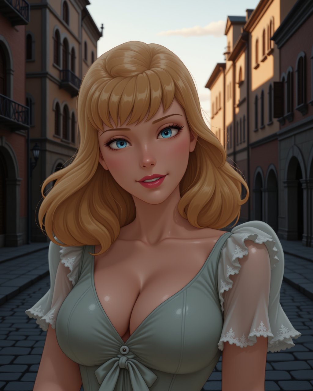 close-up,  looking at viewer,  outdoors daylight by AdanAC on Tensor.Art