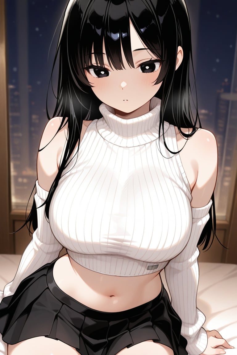 iroha_kannou,  black long hair,  bangs by daretoku-2 on Tensor.Art