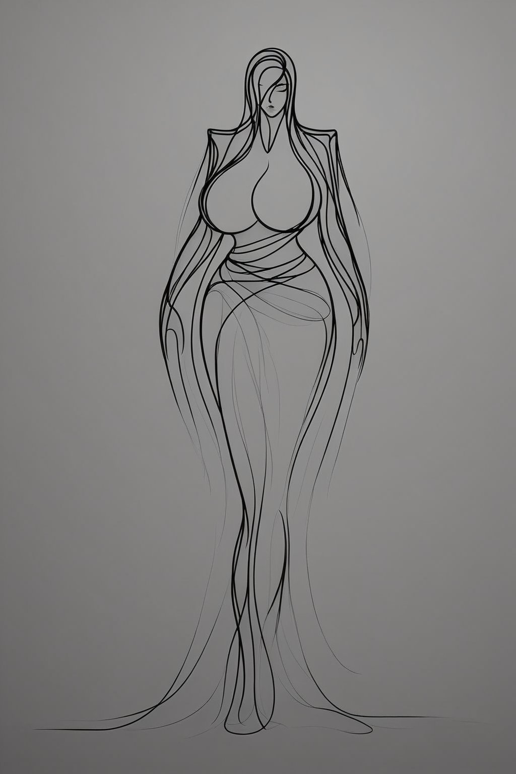 girl,  large breasts by Oni Toki on Tensor.Art