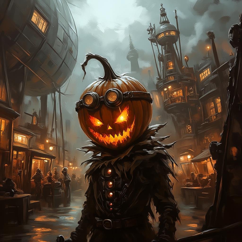 J4CK enters a steampunk airship dock,  adjusting his goggles. The massive airship looms ahead,  steam hissing as J4CK boar...