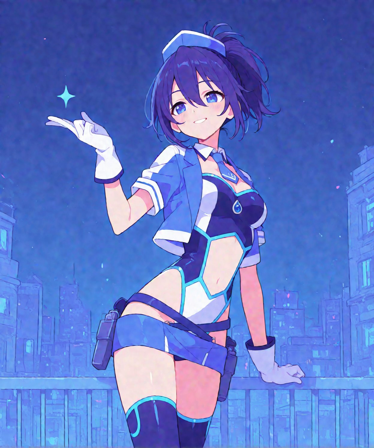 Chisato_shion,  gloves,  white_gloves by Archerfishm on Tensor.Art