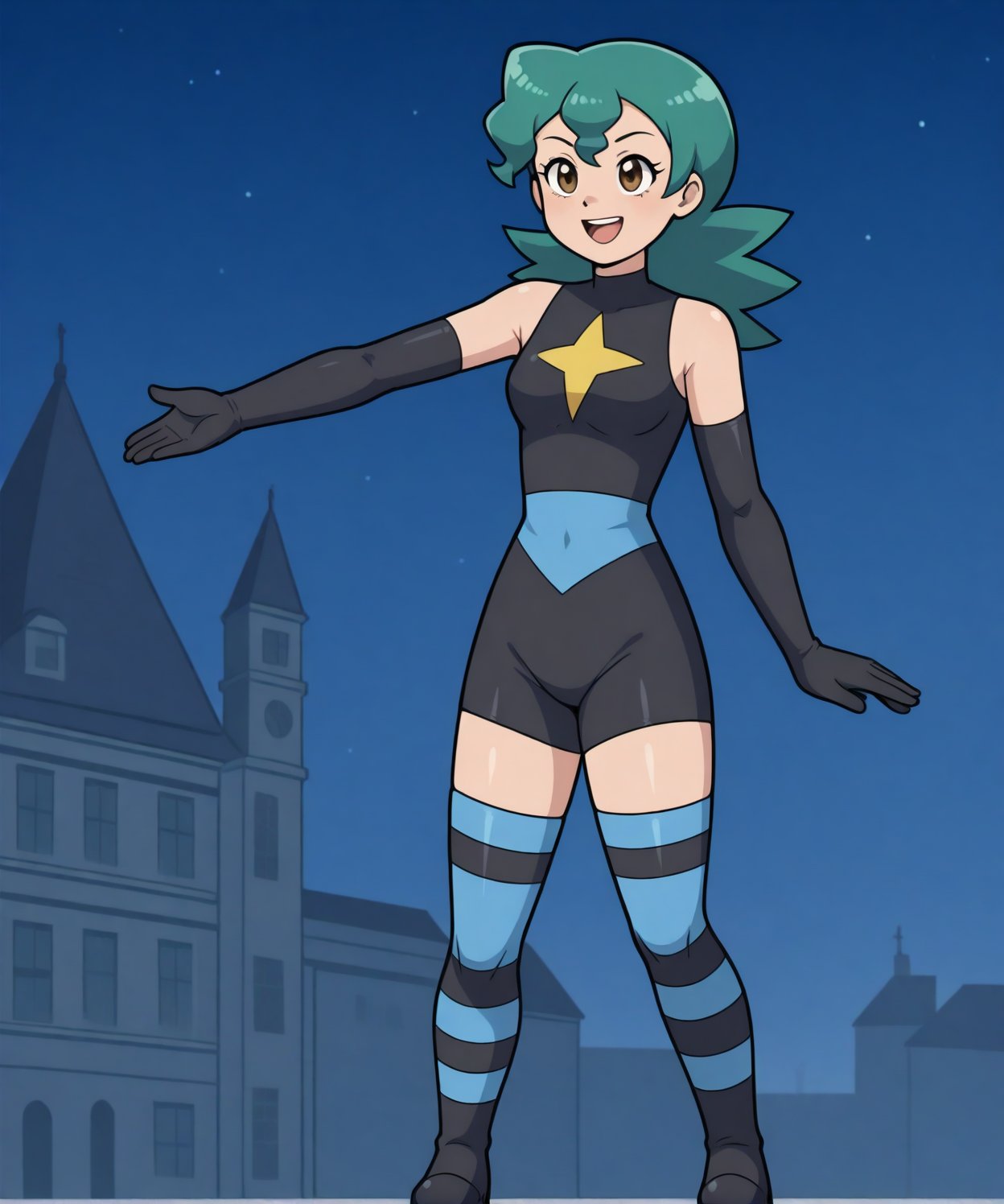 Marble_jenny,  gloves,  black_gloves by Archerfishm on Tensor.Art