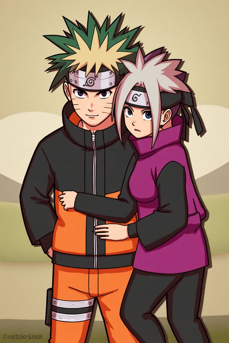 naruto,  hinata,  couple by Izmys on Tensor.Art