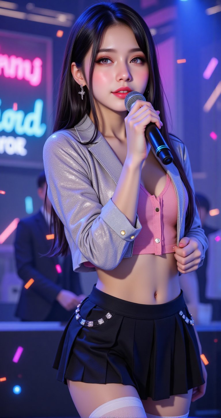 A Korean-Latina girl of approximately 25 years old ,  Yinxz Incredibly beautiful Latina woman, by AmandaM91 on Tensor.Art