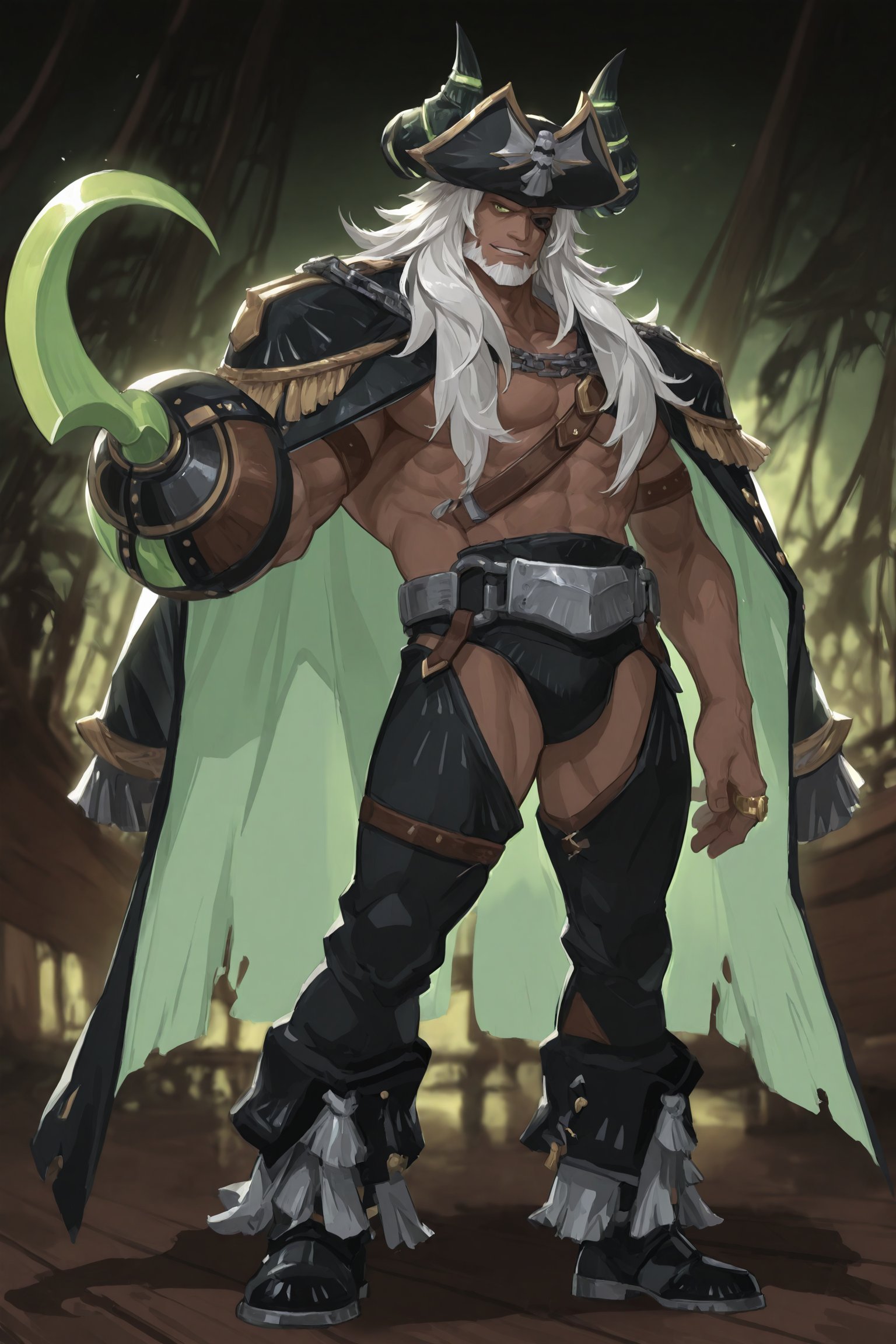 1boy,  hook hand,  hodgkinafk by Crow on Tensor.Art