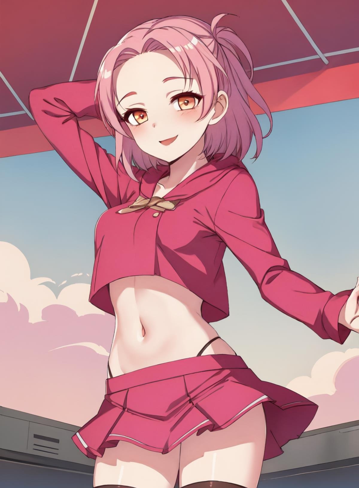 1girl,  parted bangs,  forehead by WRATHGODDESS on Tensor.Art