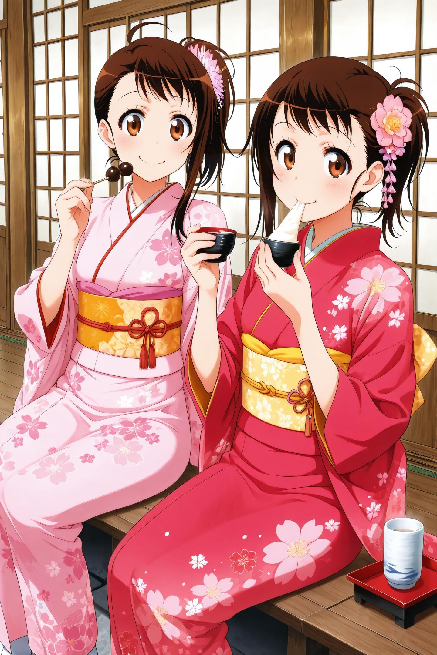 Anime Style,  Onodera Kosaki,  Onodera Haru by flyx3 on Tensor.Art