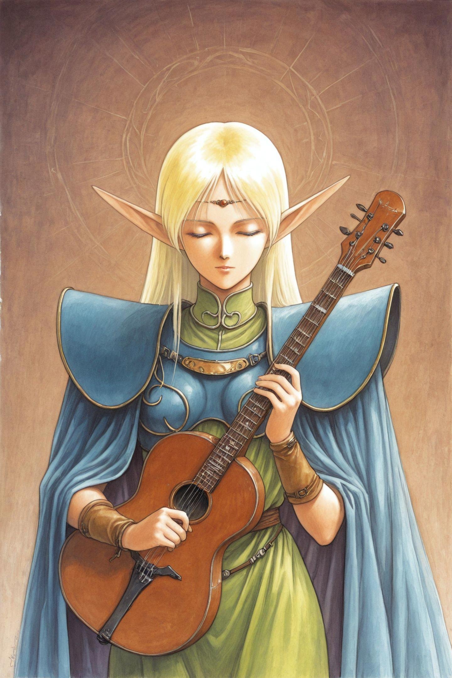 1girl,  Deedlit,  pointy ears by flyx3 on Tensor.Art