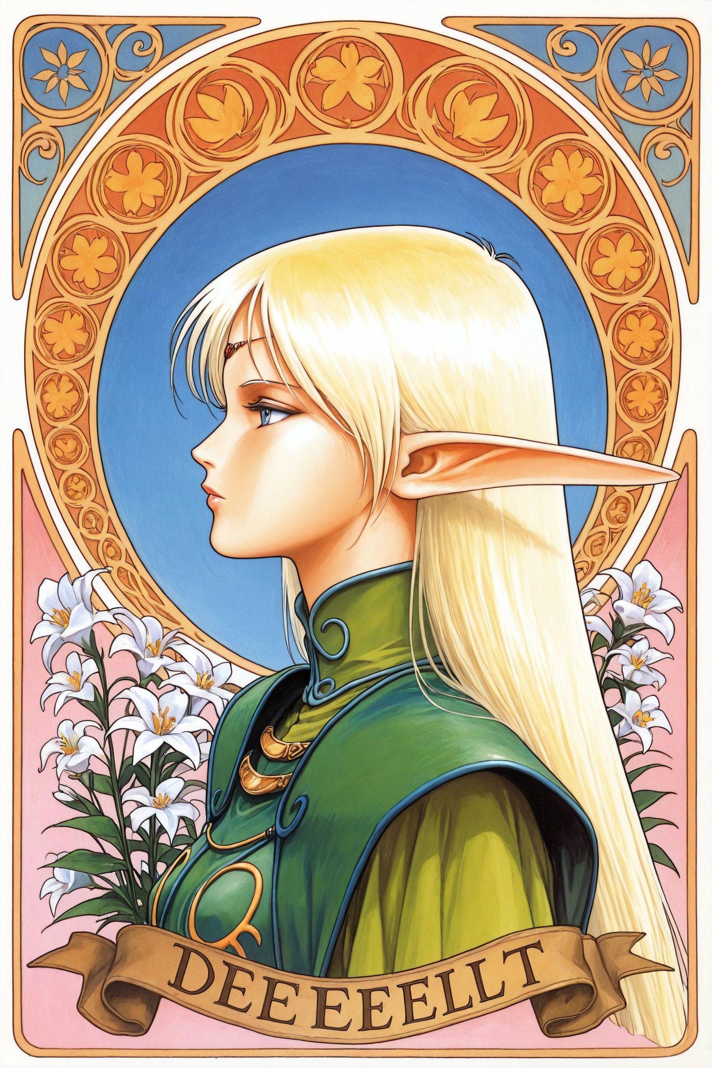 pointy ears,  1girl,  Deedlit by flyx3 on Tensor.Art