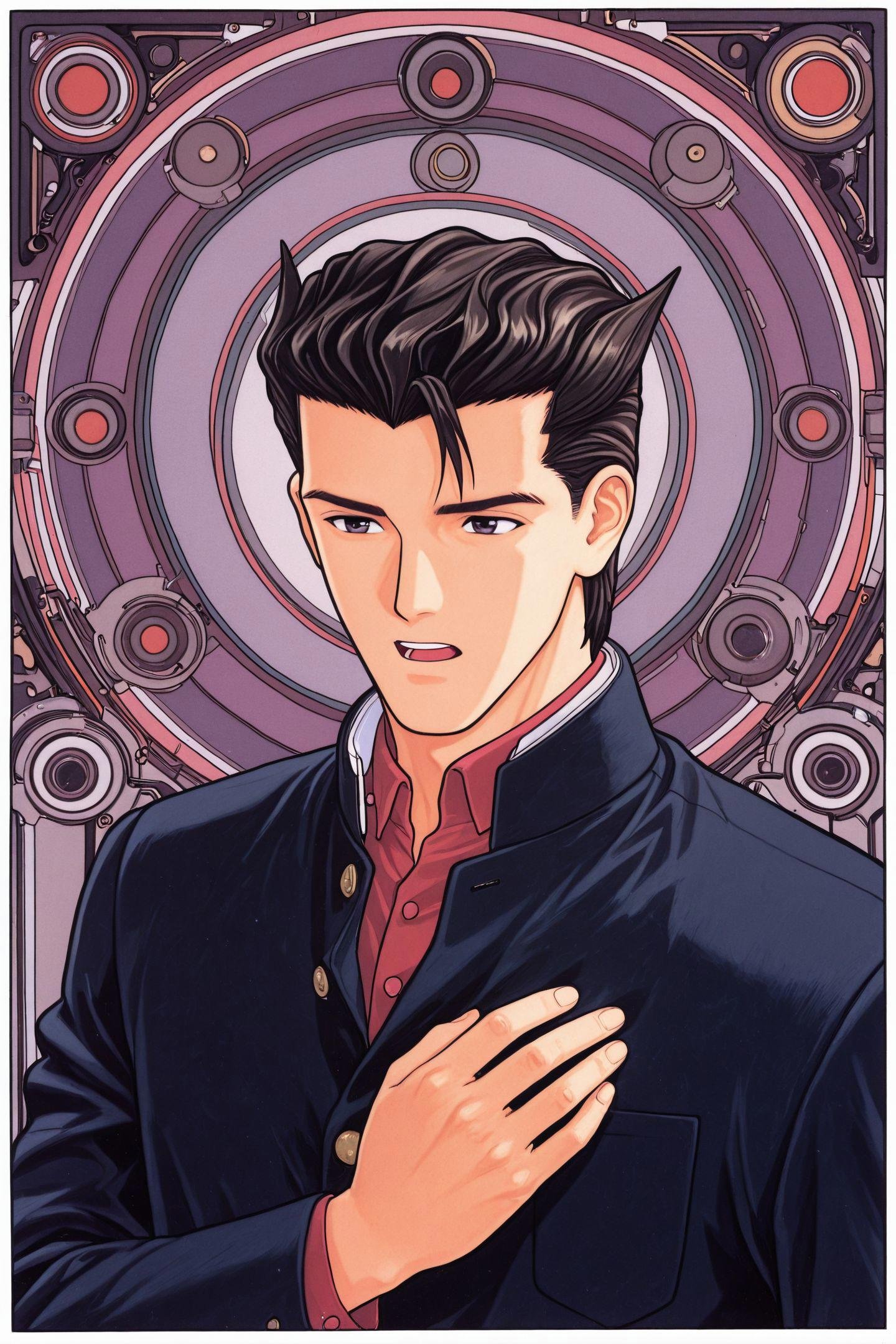 Comic Style,  Takashi Niimai,  1boy by flyx3 on Tensor.Art