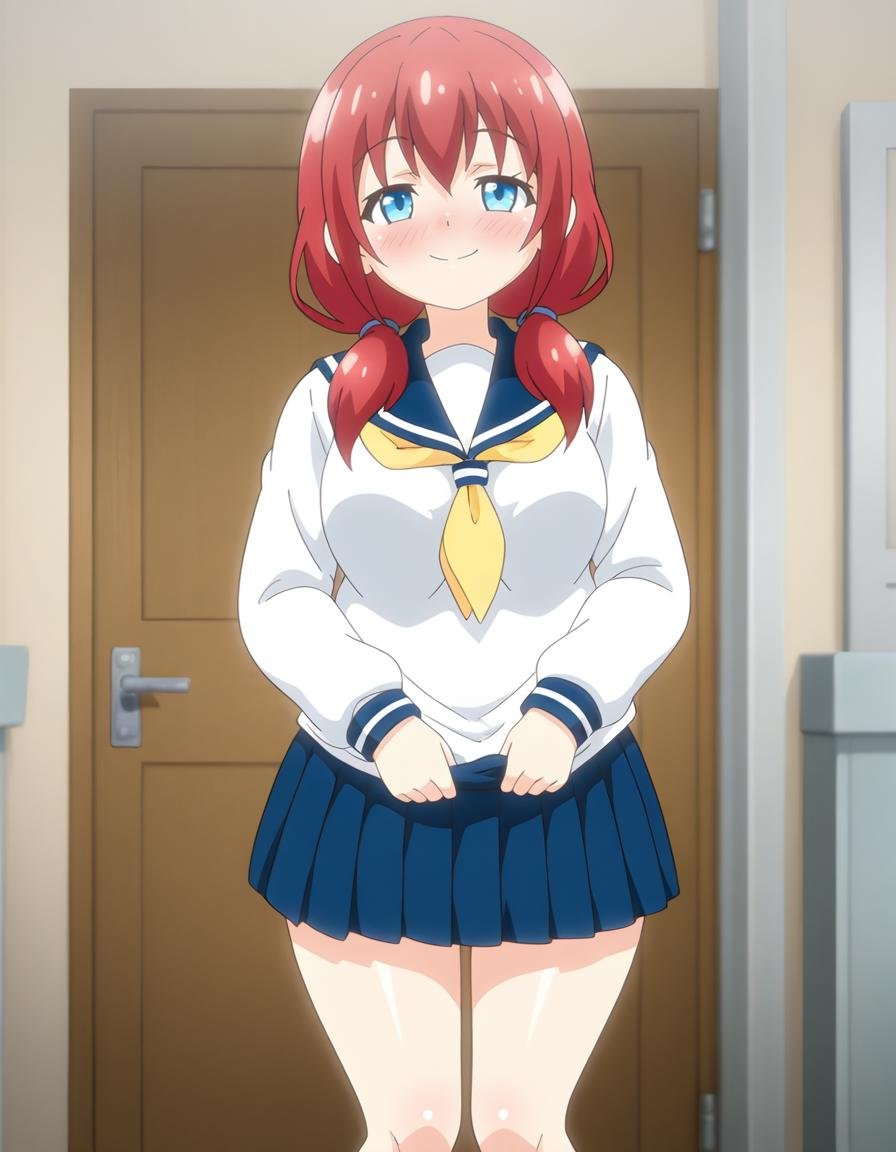 1girl,  standing,  school uniform by BigGuss  on Tensor.Art