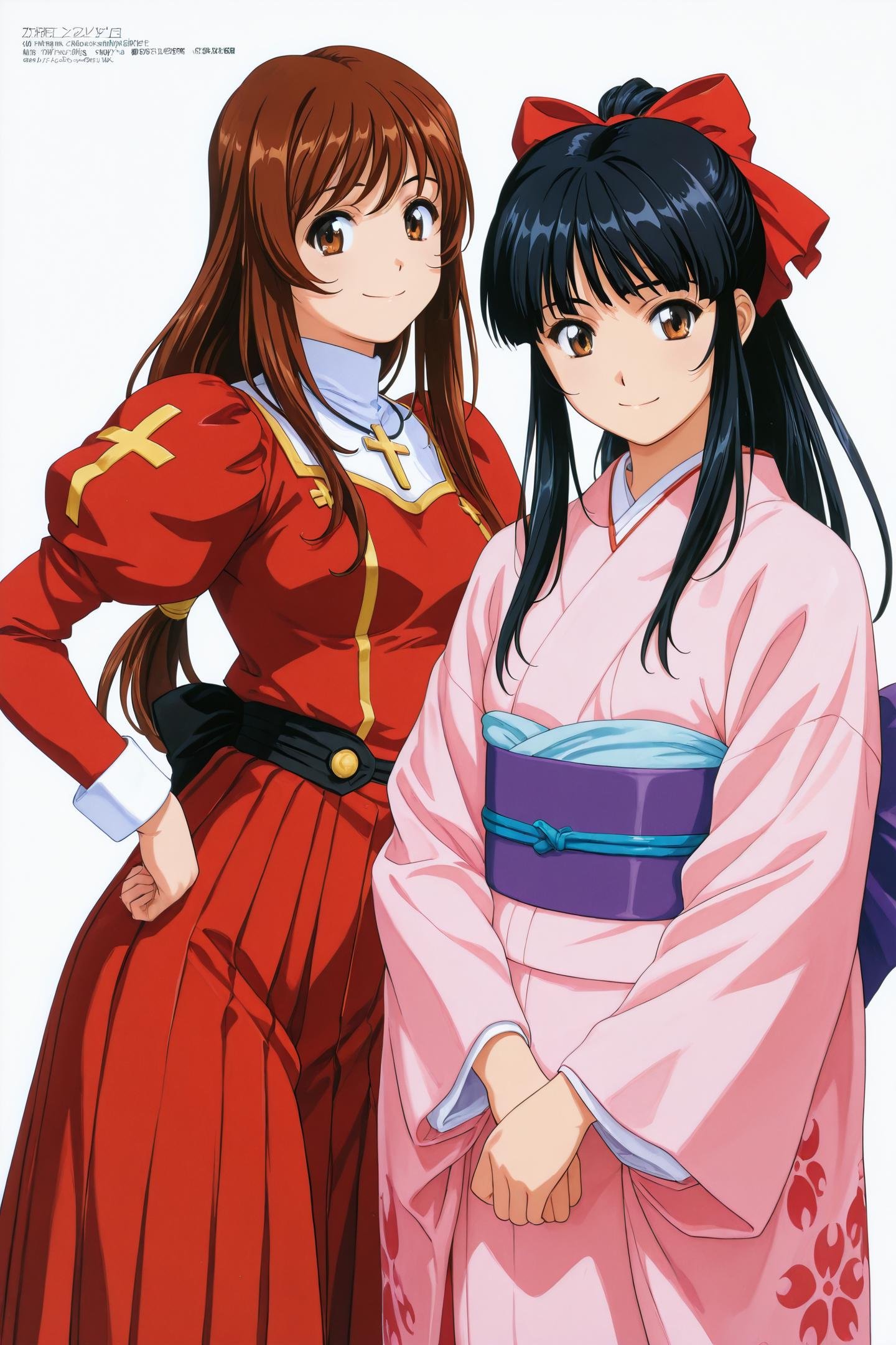Anime Style,  Erica Fontaine,  Shinguji Sakura by flyx3 on Tensor.Art