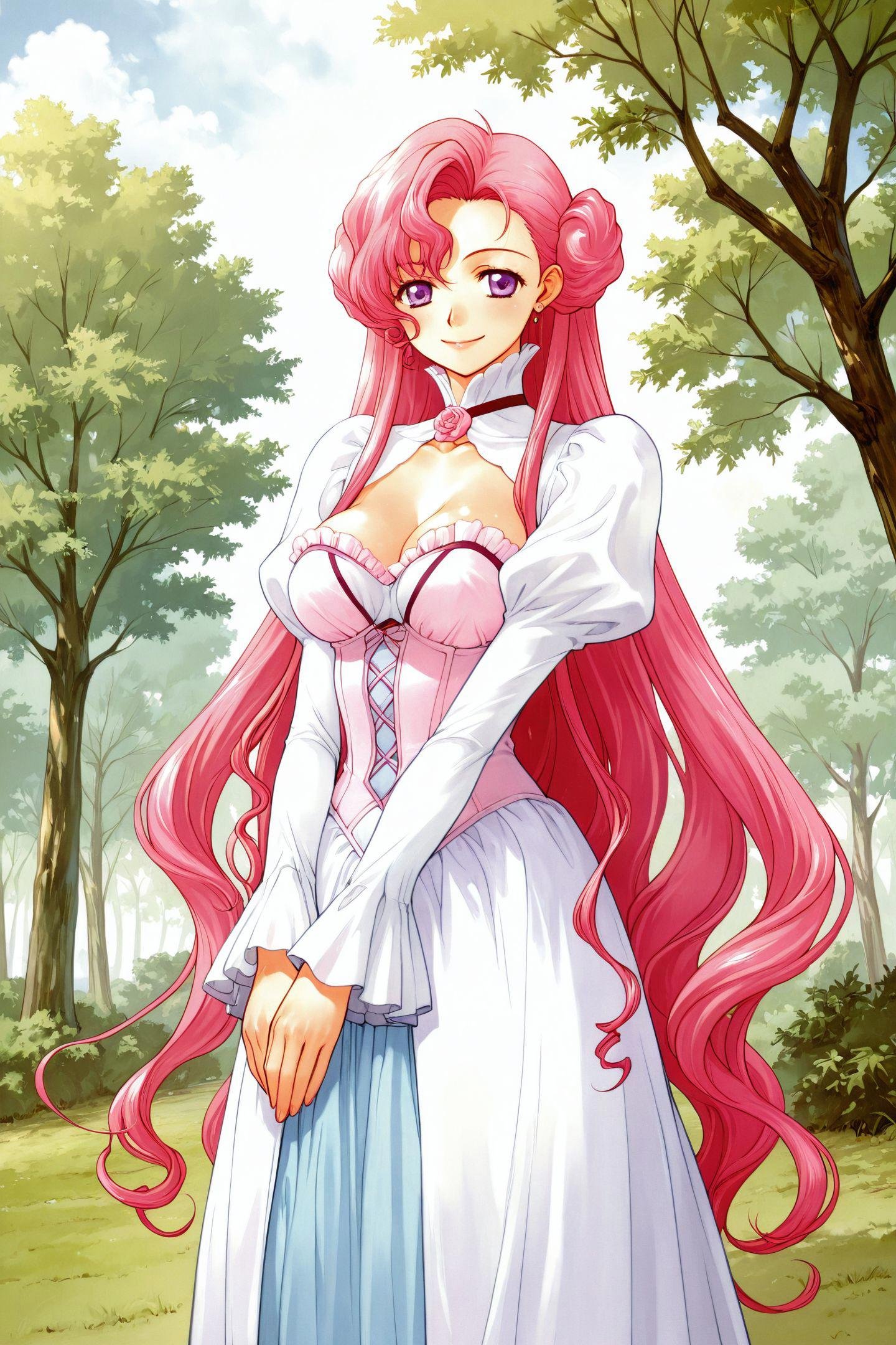 Euphemia Li Britannia,  1girl,  breasts by flyx3 on Tensor.Art