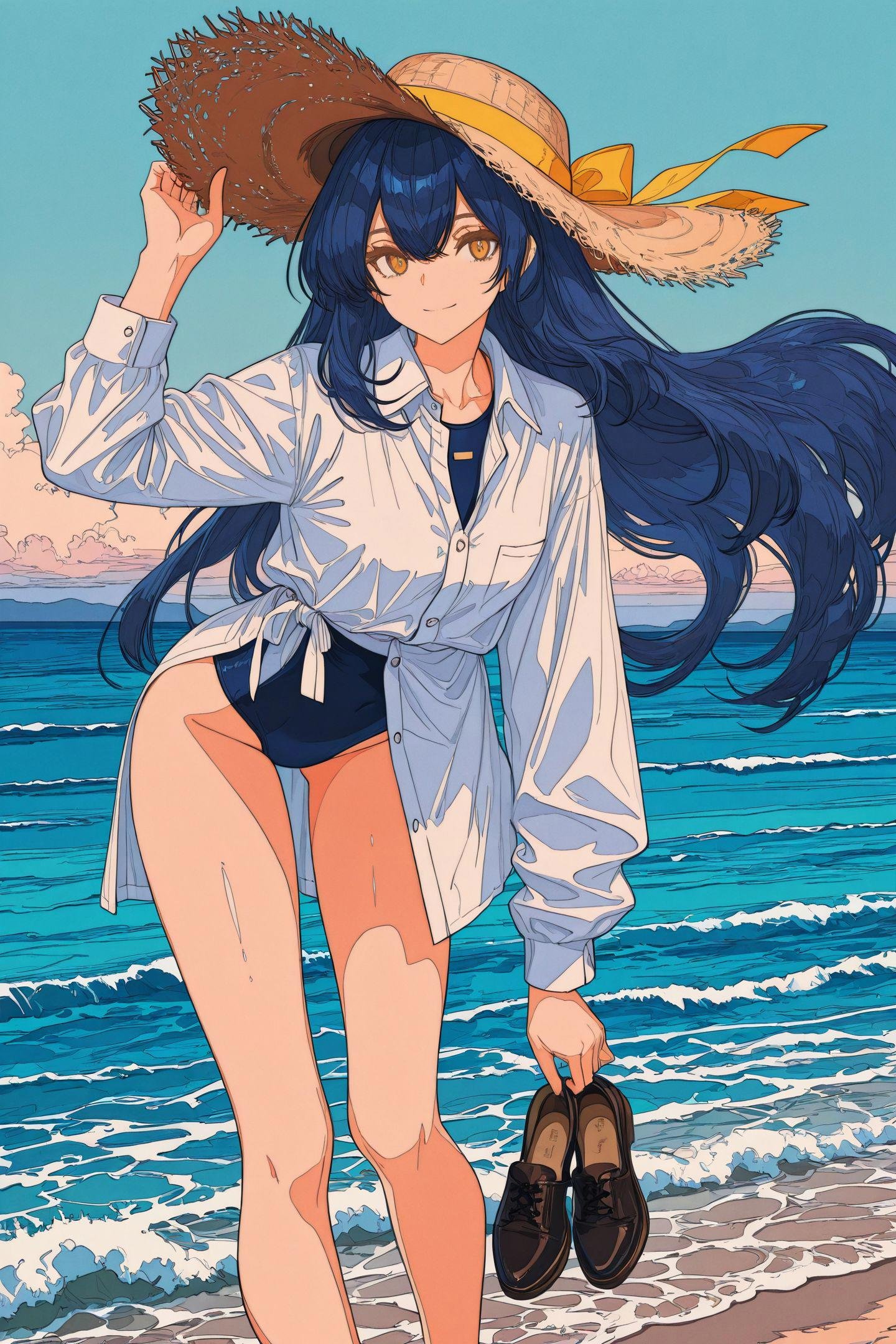 1girl,  ligne claire,  solo by flyx3 on Tensor.Art